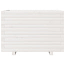 vidaXL fehér tömör fenyőfa virágláda 70 x 40 x 49,5 cm