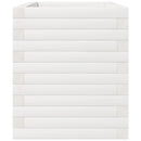 vidaXL fehér tömör fenyőfa virágláda 70 x 40 x 49,5 cm