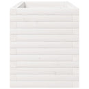 vidaXL fehér tömör fenyő virágtartó 90 x 40 x 49,5 cm