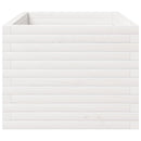 vidaXL fehér tömör fenyő virágláda 90 x 60 x 49,5 cm