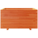 vidaXL viaszbarna tömör fenyőfa kerti virágláda 90 x 60 x 49,5 cm