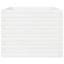 vidaXL fehér tömör fenyőfa kerti virágláda 110 x 60 x 49,5 cm