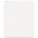 vidaXL fehér tömör fenyőfa kerti virágláda 60 x 60 x 72,5 cm