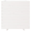 vidaXL fehér tömör fenyő virágláda 70 x 70 x 72,5 cm