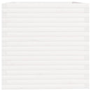 vidaXL fehér tömör fenyő virágláda 70 x 70 x 72,5 cm