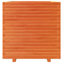 vidaXL viaszbarna tömör fenyőfa kerti virágláda 70 x 70 x 72,5 cm