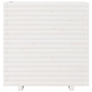 vidaXL fehér tömör fenyő virágláda 70x40x72,5 cm