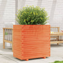 vidaXL viaszbarna tömör fenyőfa kerti virágláda 70x40x72,5 cm