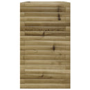 vidaXL impregnált fenyőfa kerti virágláda 90x40x72,5 cm