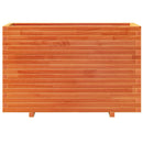 vidaXL viaszbarna tömör fenyőfa kerti virágláda 110x40x72,5 cm