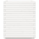 vidaXL fehér tömör fenyőfa kerti virágláda 90x60x72,5 cm