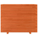 vidaXL viaszbarna tömör fenyőfa kerti virágláda 90x60x72,5 cm