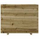 vidaXL impregnált fenyőfa kerti virágláda 90x60x72,5 cm