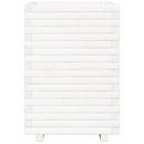 vidaXL fehér tömör fenyő virágláda 50x50x72 cm