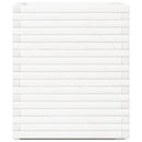 vidaXL fehér tömör fenyőfa kerti virágláda 60x60x72 cm