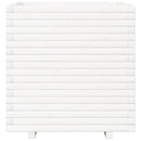 vidaXL fehér tömör fenyő virágláda 70x70x72 cm