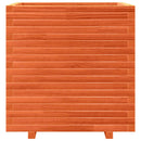 vidaXL viaszbarna tömör fenyőfa kerti virágláda 70x70x72 cm