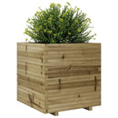 vidaXL impregnált fenyőfa kerti virágláda 70x70x72 cm