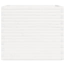 vidaXL fehér tömör fenyő virágláda 80x80x72 cm