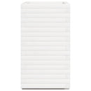 vidaXL fehér tömör fenyő virágláda 70x40x72 cm