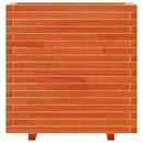 vidaXL viaszbarna tömör fenyőfa kerti virágláda 70x40x72 cm