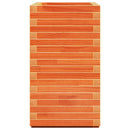 vidaXL viaszbarna tömör fenyőfa kerti virágláda 70x40x72 cm