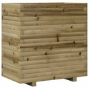 vidaXL impregnált fenyőfa kerti virágláda 70x40x72 cm