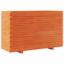 vidaXL viaszbarna tömör fenyőfa kerti virágláda 110x40x72 cm