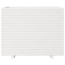 vidaXL fehér tömör fenyő virágláda 90x60x72 cm