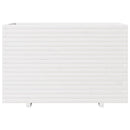 vidaXL fehér tömör fenyő virágláda 110x60x72 cm