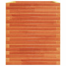 vidaXL viaszbarna tömör fenyőfa kerti virágláda 110x60x72 cm