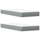 vidaXL fehér tömör fenyőfa ágy matraccal 200 x 200 cm