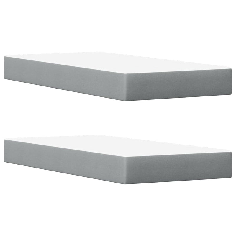 vidaXL fehér tömör fenyőfa ágy matraccal 200 x 200 cm