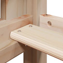 vidaXL tömör fenyőfa emeletes ágy matrac nélkül 90 x 200 cm