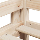 vidaXL tömör fenyőfa emeletes ágy matrac nélkül 90 x 200 cm