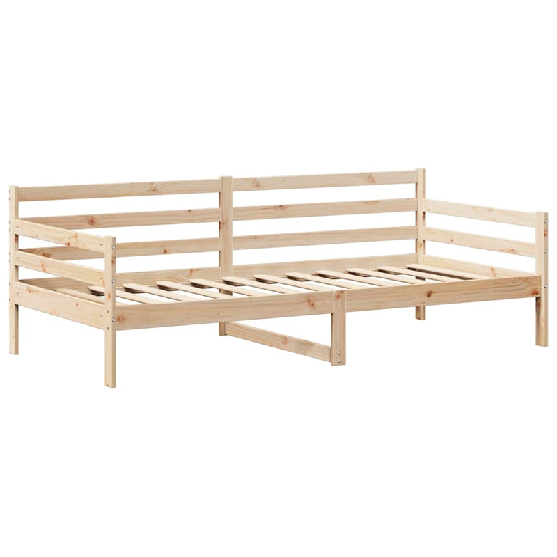 vidaXL tömör fenyőfa kanapéágy tetővel 80 x 200 cm
