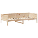 vidaXL tömör fenyőfa kanapéágy tetővel 80 x 200 cm