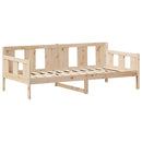 vidaXL tömör fenyőfa kanapéágy tetővel 80 x 200 cm