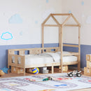 vidaXL tömör fenyőfa kanapéágy tetővel 80 x 200 cm