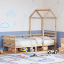 vidaXL tömör fenyőfa kanapéágy tetővel 80 x 200 cm