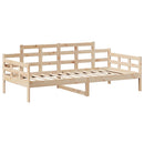 vidaXL tömör fenyőfa kanapéágy tetővel 80 x 200 cm