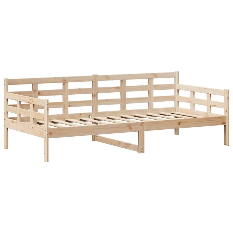 vidaXL tömör fenyőfa kanapéágy tetővel 80 x 200 cm