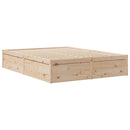 vidaXL tömör fenyőfa ágy matrac nélkül 140 x 200 cm