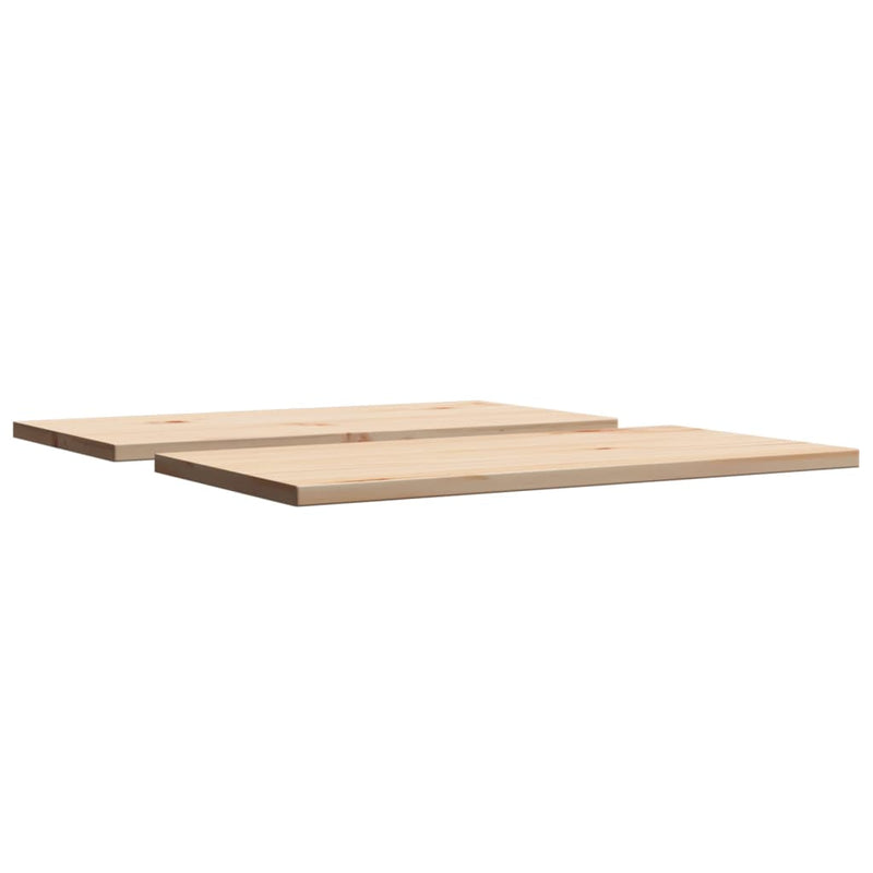 vidaXL 2 db tömör fenyőfa téglalap alakú asztallap 60 x 30 x 1,7 cm