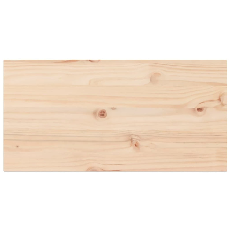 vidaXL 2 db tömör fenyőfa téglalap alakú asztallap 80 x 40 x 1,7 cm
