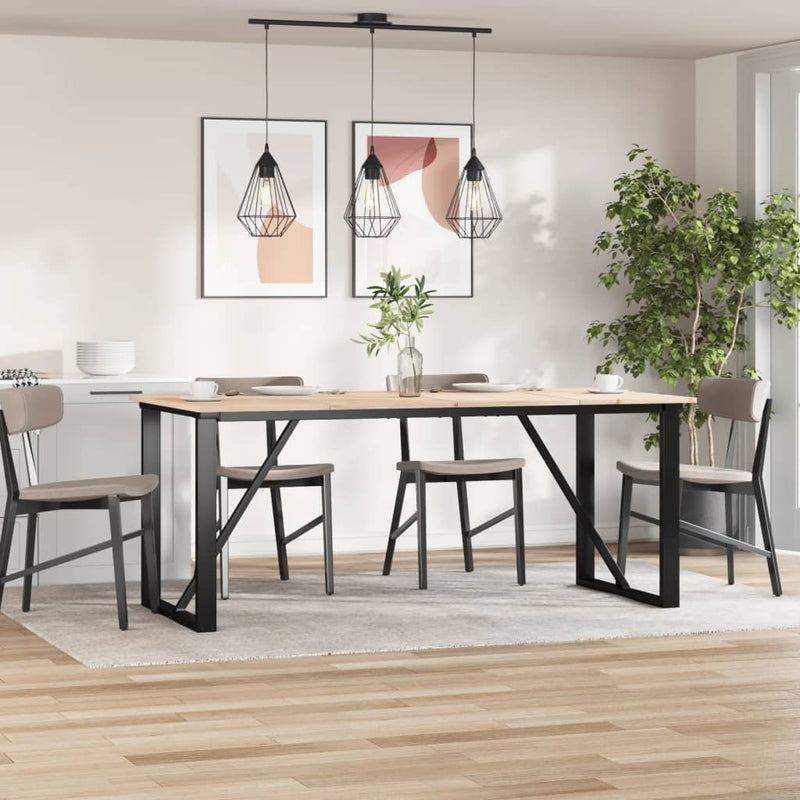 vidaXL 4 db tömör fenyőfa téglalap alakú asztallap 90 x 45 x 1,7 cm