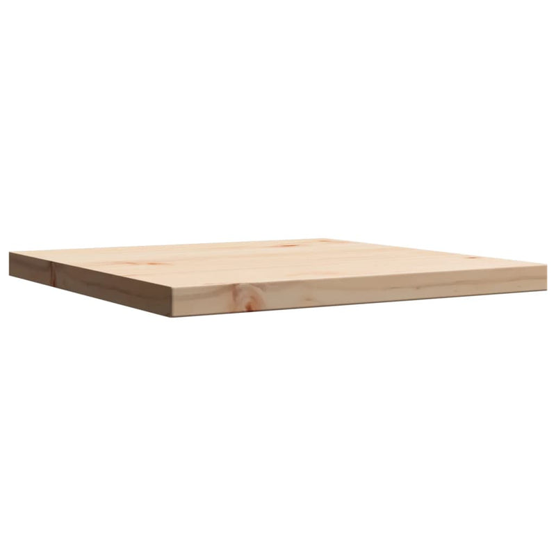 vidaXL tömör fenyőfa négyzet alakú asztallap 40 x 40 x 2,5 cm