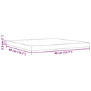 vidaXL tömör fenyőfa négyzet alakú asztallap 40 x 40 x 2,5 cm