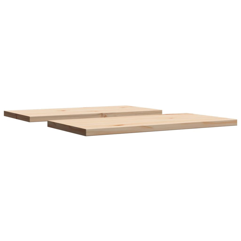 vidaXL 2 db tömör fenyőfa téglalap alakú asztallap 70 x 35 x 2,5 cm
