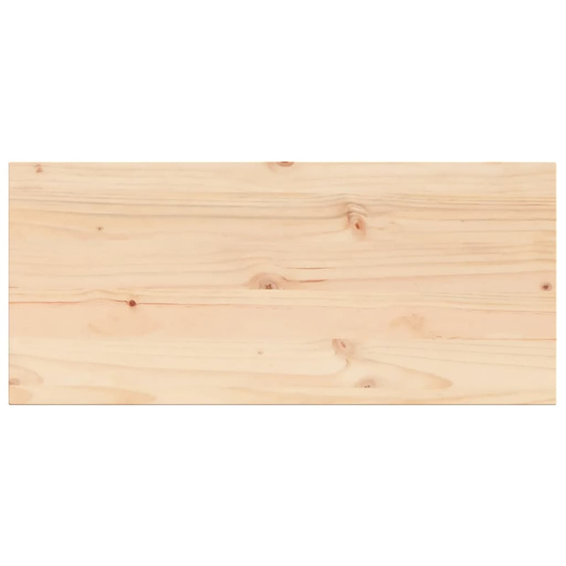 vidaXL tömör fenyőfa téglalap alakú asztallap 90 x 40 x 2,5 cm